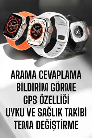 CEYLAN ADAM Yeni Nesil Akıllı Saat Adımsayar, GPS, Nabız Ölçer, Uyku ve Sağlık Takibi