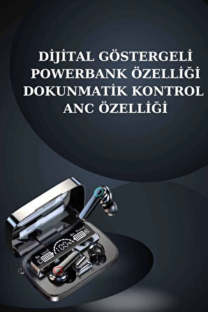 CEYLAN ADAM Kulak İçi Kablosuz Bluetooth Kulaklık ve NFC ve GPS Özellikli Akıllı Saat Alarm ve Titreşim