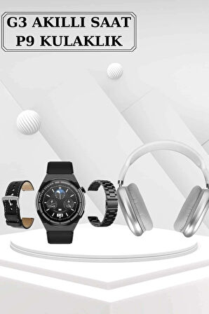 CEYLAN ADAM Yeni Nesil Sesli Görüşme Akıllı Saat ve Powerbank Çoklu Şarj Girişli Bluetooth Kulaklık Nabız Ölçer