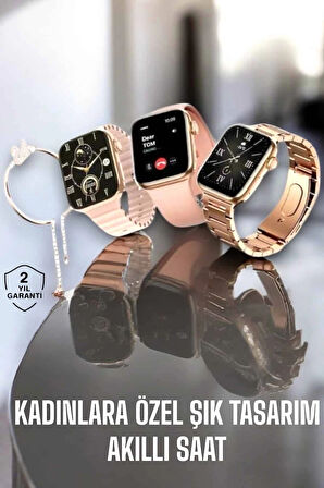 CEYLAN ADAM Akıllı Saat Kadınlara Uyku Ve Sağlık Takibi Yapabilen Bileklik Hediyeli