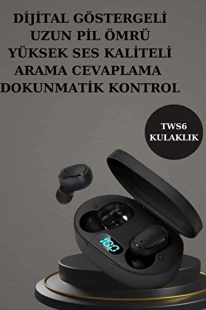 CEYLAN ADAM Nabız Ölçer Hediye Bileklikli Akıllı Saat ve Dijital Göstergeli Bluetooth Kulaklık Çoklu Şarj Girişi