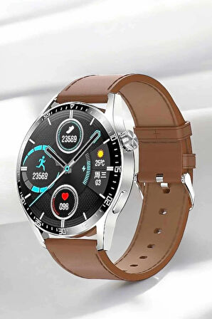 CEYLAN ADAM Akıllı Saat Titreşimli Pusula Nabız ve Tansiyon Ölçer NFC Uyumlu