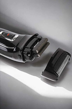 CEYLAN ADAM Şarjlı Paslanmaz Çelik Bıçaklı ve Kablosuz Saç Sakal Tıraş Makinesi