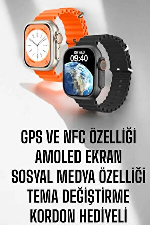 CEYLAN ADAM Akıllı Saat Sağlık Takibi Spor Modları ChatGPT Entegrasyon Ve Sesli Asistan