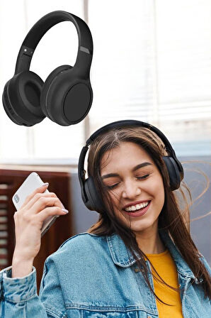 CEYLAN ADAM Kulak Üstü Kablosuz Bluetooth Kulaklık Gürültü Önleyici Uzun Şarj Süreli