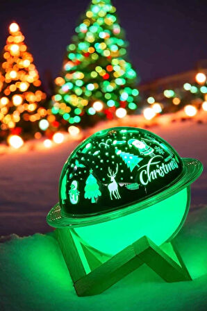 CEYLAN ADAM Hava Nemlendirici Masa ve Gece Lambası USB Projeksiyon Aromaterapi