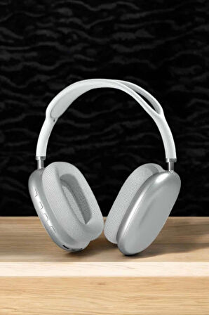 CEYLAN ADAM P9 Plus Kablosuz Kulak Üstü Bluetooth Kulaklık Beyaz Mikrofonlu Kulaküstü Kablosuz Kulaklık