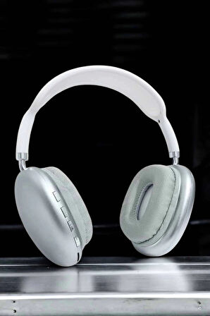 CEYLAN ADAM P9 Plus Kablosuz Kulak Üstü Bluetooth Kulaklık Beyaz Mikrofonlu Kulaküstü Kablosuz Kulaklık