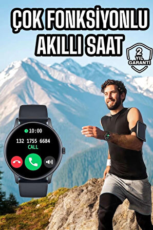 CEYLAN ADAM Akıllı Saat Çok Fonksiyonlu Sesli Görüşme NFC Uyumlu Amoled Ekran
