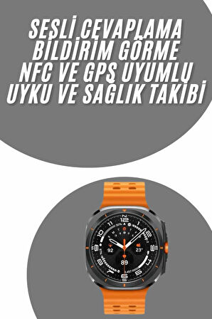 CEYLAN ADAM Tüm Telefonlara Uyumlu Akıllı Saat Uyku ve Sağlık Takibi Nabız Ölçer Adım sayar