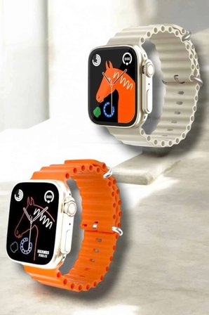 Mey İthalat® 49MM Ekranlı, Kan Basıncı ve Adımsayar Özellikli Bluetooth Akıllı Saat