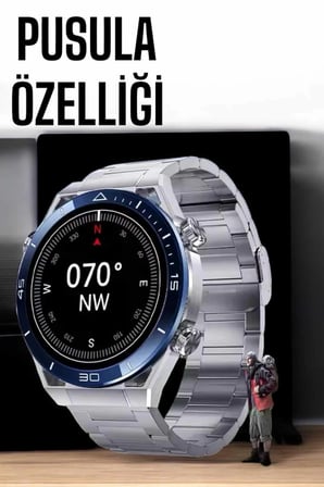 Akıllı Saat Yeni Nesil Bluetooth Bağlantılı Uyku ve Sağlık Takibi NFC ve GPS