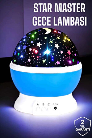 CEYLAN ADAM Yıldızlı Gökyüzü Projeksiyon Gece Lambası Hareketli Işık Şovu