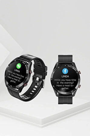 CEYLAN ADAM Akıllı Saat Yeni Model Sesli Asistan Bildirim Görme Bluetooth Bağlantılı Müzik Dinleme