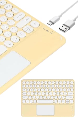 Touchpad Uyumlu Bluetooth Klavye Slim Kablosuz Wifi Q Klavye