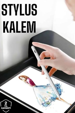 Mey İthalat® Tablet Kalemi Stylus Pen Dokunmatik Kalem Android Ve İOS Uyumlu Şarjlı