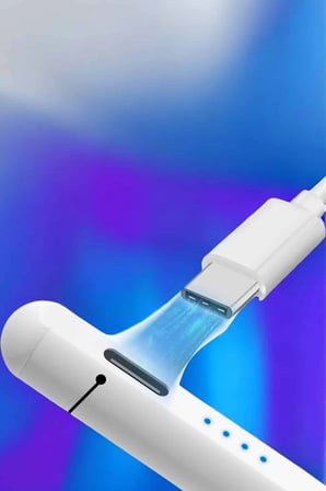 Mey İthalat® Tablet Kalemi Stylus Pen Dokunmatik Kalem Android Ve İOS Uyumlu Şarjlı