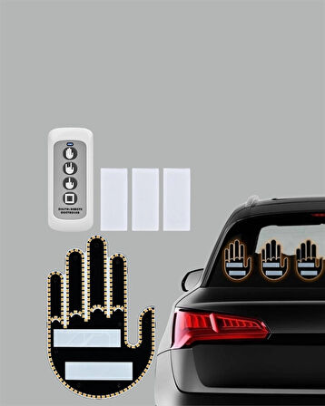 CEYLAN ADAM Aracınız İçin Eğlenceli ve Güvenli İletişim: LED Jest Lambası, Uzaktan Kumandalı, Kolay Montaj