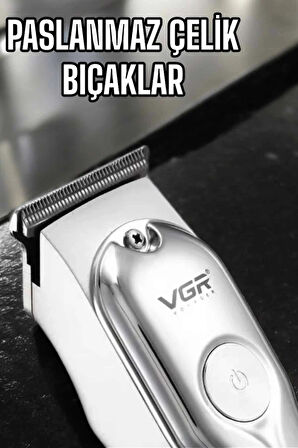 CEYLAN ADAM Tıraş Makinesi Profesyonel Tasarım Paslanmaz Çelik Bıçaklı