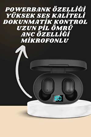 CEYLAN ADAM Dijital Göstergeli Kulaklık ve 7 Kordonlu Akıllı Saat Android ve İOS Uyumlu Uyku Takibi Sesli Görüşme