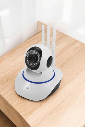 Mey İthalat® Wifi Kamera Ev Kamerası Gece Görüşlü Kablosuz Bebek Izleme Kamerası