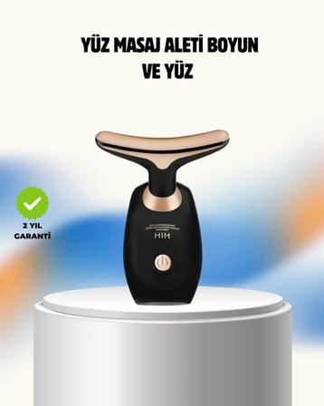 Mey İthalat® Yüz Ve Boyun Kırşıklık Giderici Ems Güzellik Cihazı Yüz Masaj Aleti