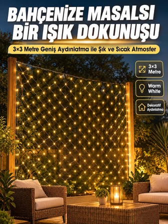 Mey İthalat Sıcak Gün Işığı LED ile Geniş Alanlarda Göz Alıcı Dekorasyon