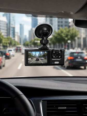 Mey İthalat Araç İçi Kayıt Kamerası 1080P Full HD WiFi Destekli Ön ve Arka Kameralı Araç Kamerası