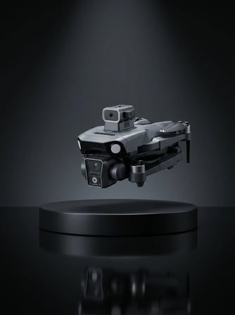 GPS Konumlandırmalı Çift Kameralı Drone Canlı Görüntü Aktarımlı