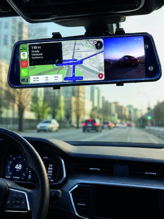 Mey İthalat Ayna Carplay Dokunmatik Araç Multimedya Ekranı Ön Arka Kameralı