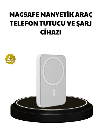 CEYLAN ADAM Manyetik Kablosuz Powerbank – iPhone 12/13/14/15 Uyumlu, Hızlı Şarjlı, Ultra Hafif