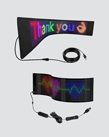 CEYLAN ADAM Akıllı LED Matrix Panel – USB Bağlantılı, Kaydırmalı Yazı ve Animasyon Desteği