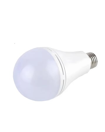Mey İthalat Şarjlı LED Ampul E27 Duy 6500K Beyaz Işık Kesintisiz Aydınlatma