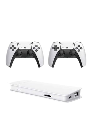 Mey İthalat® 2.4 GHZ Oyun Konsolu Çift Konsol 4K Ultra Hd Game Stick