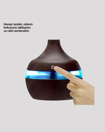 7 Renk Dinlendirici LED Işıklı Aroma Buhar Makinesi