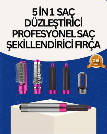 Mey İthalat® Seyahat Boyu Taşınabilir Profesyonel Saç Şekillendirici Set