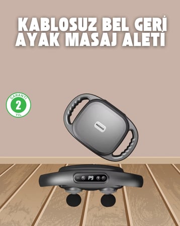 Mey İthalat® Profesyonel 6 Başlıklı Şarjlı Masaj Tabancası 2000 mAh Güçlü Performans