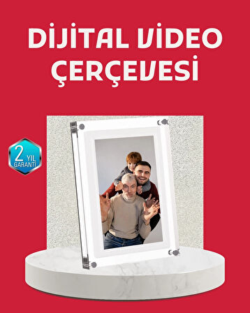 CEYLAN ADAM Kompakt Tasarımlı 7 İnç Dijital Fotoğraf Çerçevesi – Modern ve Şık Görünüm