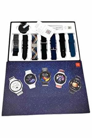 CEYLAN ADAM Akıllı Saat Çoklu Kordon Seçenekli Dokunmatik Ekran Nabız Sensörlü