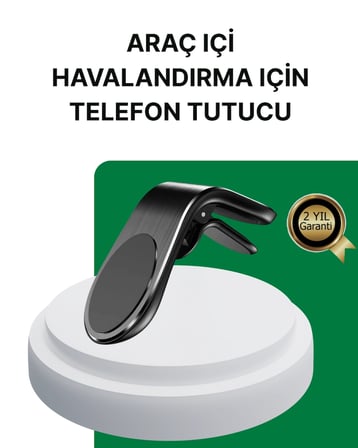 Mey İthalat® 360° Ayarlanabilir Araç Telefon Tutucu – Tüm Telefonlarla Uyumlu