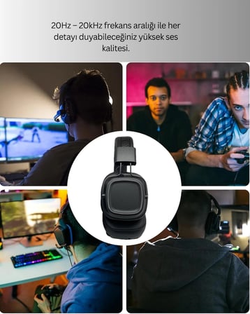 Uzun Süreli Rahat Kullanım İçin Kablosuz Bluetooth Kulaklık
