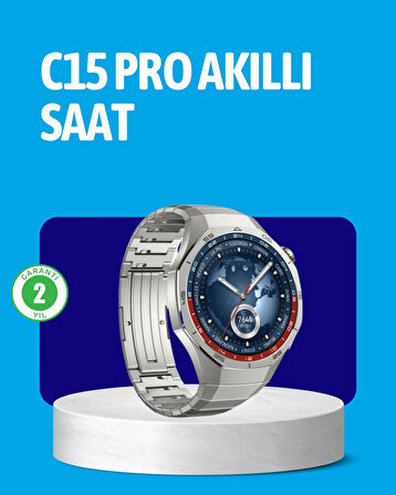 CEYLAN ADAM Dayanıklı Kordonlu Şarjlı Akıllı Saat