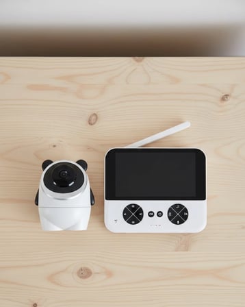 Mey İthalat® Uzaktan Kontrollü HD Bebek Kamerası Zoom ve Sıcaklık Sensörlü