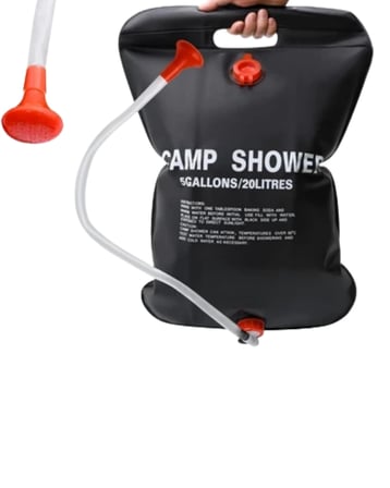 Mey İthalat® Kamp ve Plaj İçin Solar Duş 20 Litre Su Kapasiteli Portatif Duş Çantası