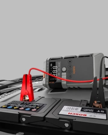 Mey İthalat® Araç İçin 4 Fonksiyonlu Akü Takviye ve Lastik Şişirme Cihazı Yeni Nesil