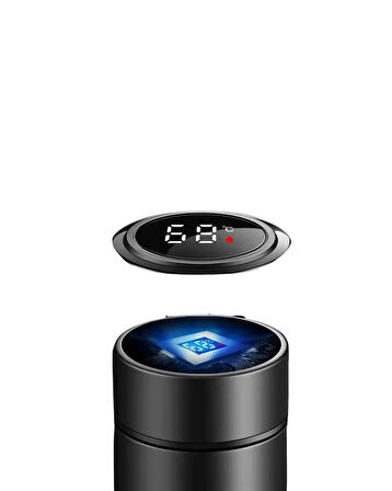 CEYLAN ADAM 250ml LED Ekranlı Paslanmaz Çelik Akıllı Termos