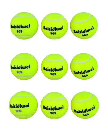 9’lu Tenis Topları Seti Spor ve Eğlence İçin Uzun Ömürlü