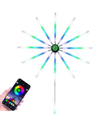 Mey İthalat Akıllı RGB LED Duvar Lambası Kumandalı ve Uygulama Kontrollü Yeni Nesil