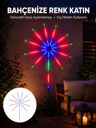Mey İthalat Modüler RGB LED Duvar Işığı  Efektli Uzaktan Kumandalı Yeni Nesil