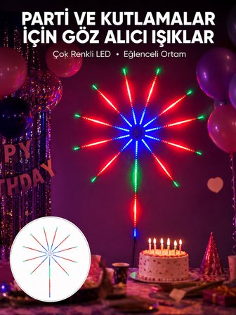 Mey İthalat RGB LED Duvar Dekoru Sökülebilir Kollu Işık Sistemi Yeni Nesil